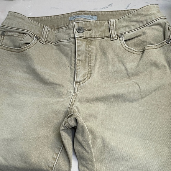 chicos platinum denim Denim - Stylish High Rise Tan Women's Jeans